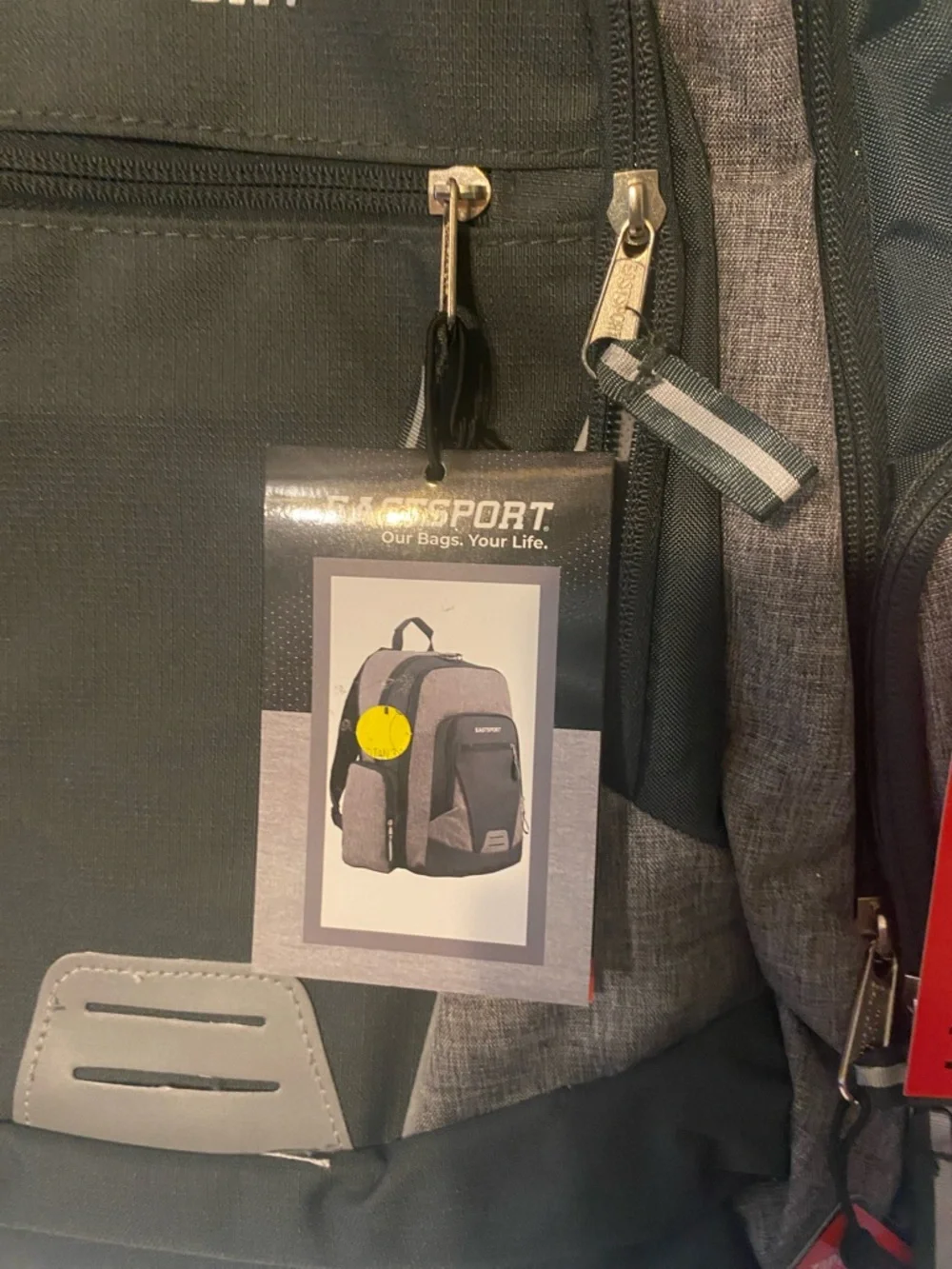 Eastsport Titan 3.0 Grey and Black Everyday Expandable Backpack